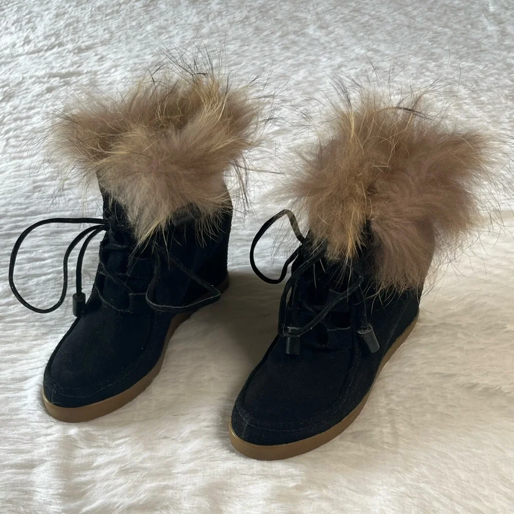 Cecelia New York Holly Wedge Boots